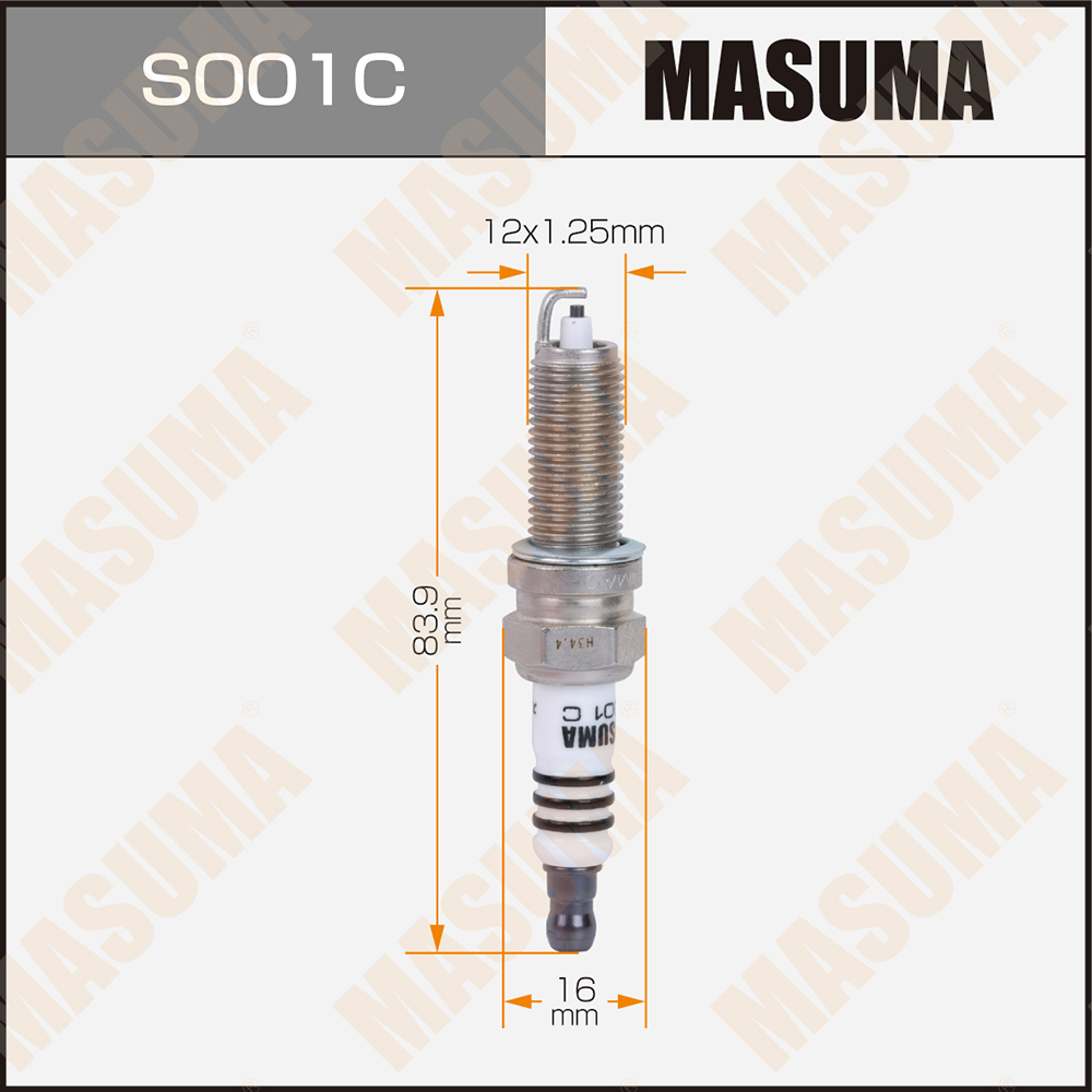 Свеча зажигания Masuma S001C Nickel LZKR6B-10E (1578) Hyundai Solaris 10-; Г-ль Next 2.7 УМЗ-А274
