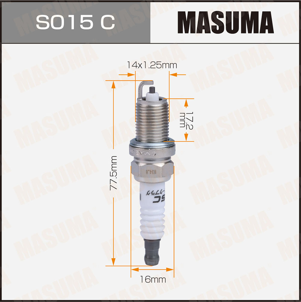 Свеча зажигания Masuma S015C Nickel ZFR5J-11 (5584)