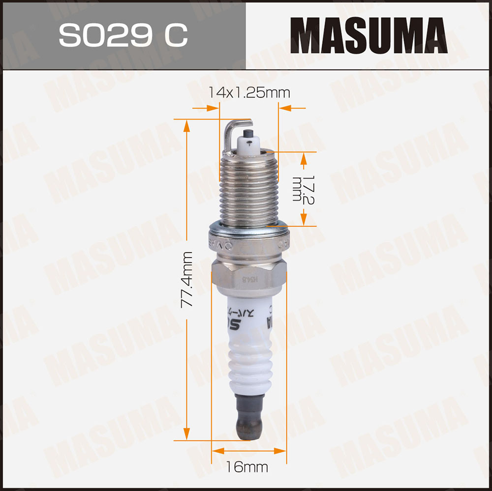 Свеча зажигания Masuma S029C Nickel ZFR6F-11