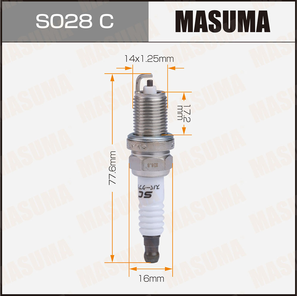 Свеча зажигания Masuma S028C Nickel ZFR6J-11 (5585)