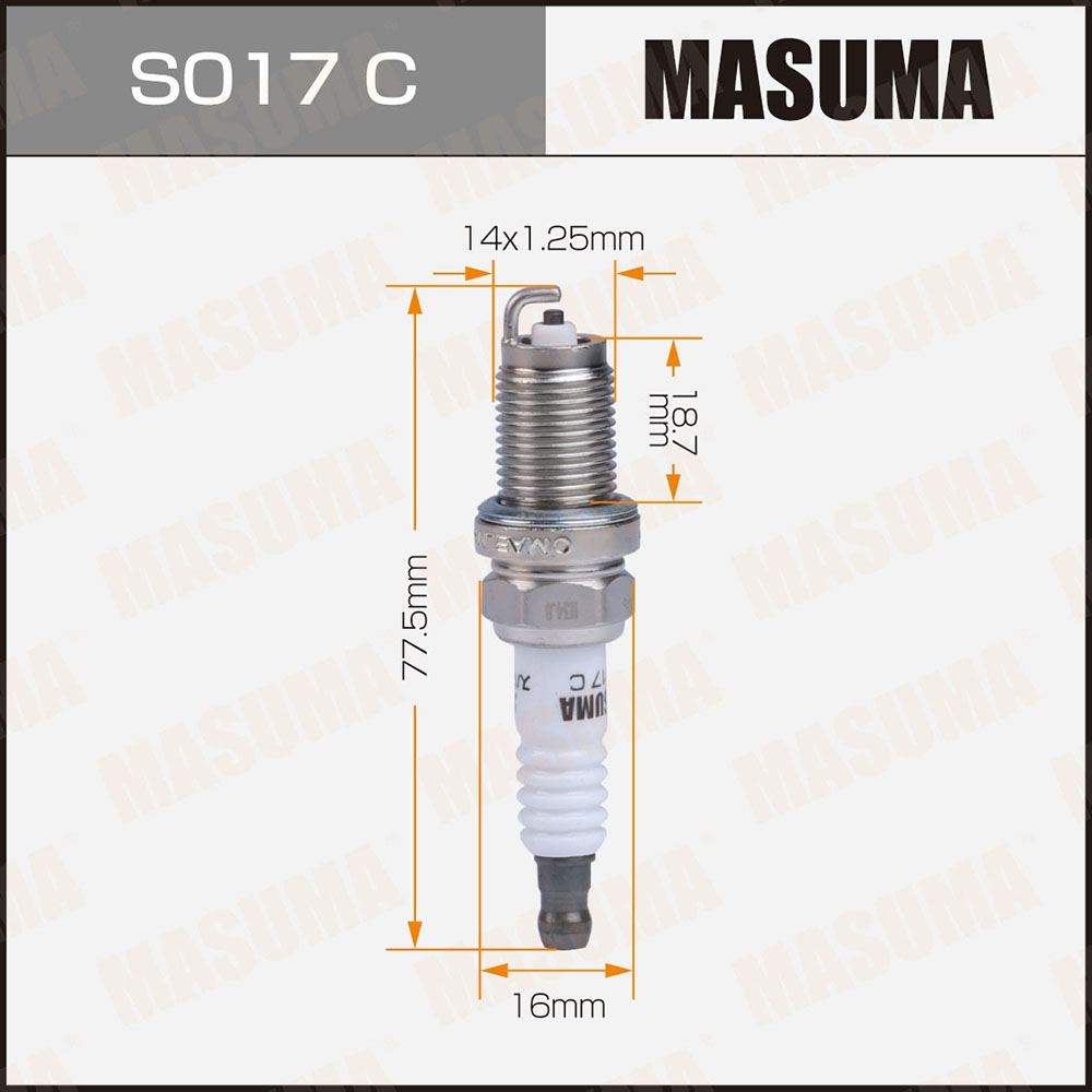 Свеча зажигания Masuma S017C Nickel ZFR6K-11(6711)