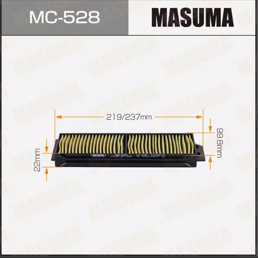 Фильтр салона AC-405E Masuma