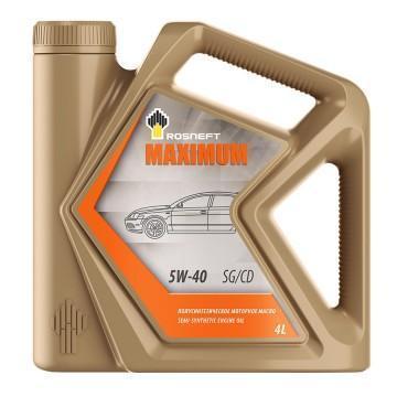 Масло моторное РосНефть 5W-40 Maximum SG/CD п/синтетическое 4л / 5W40