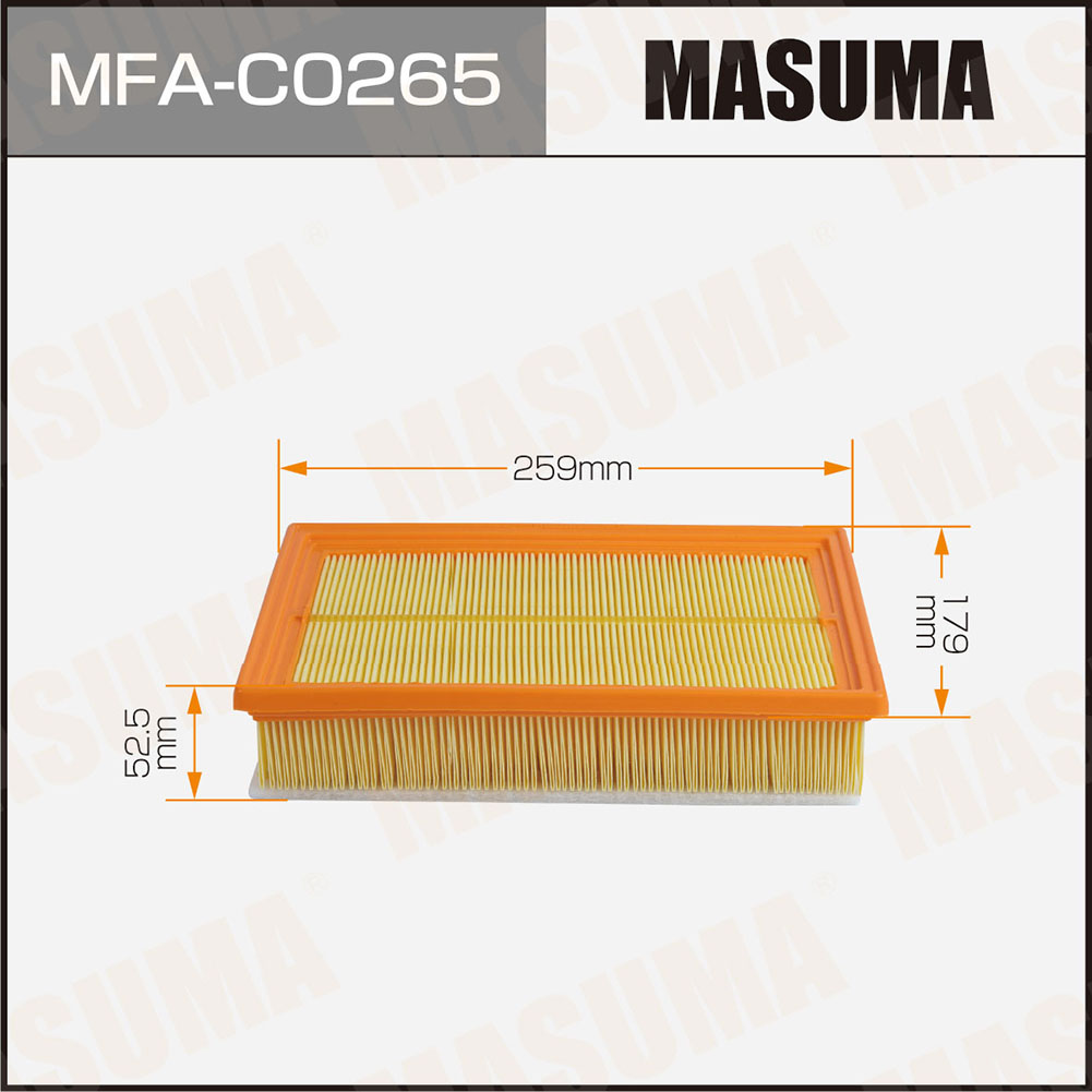 Фильтр воздушный A0837 BAIC X55 23- Masuma