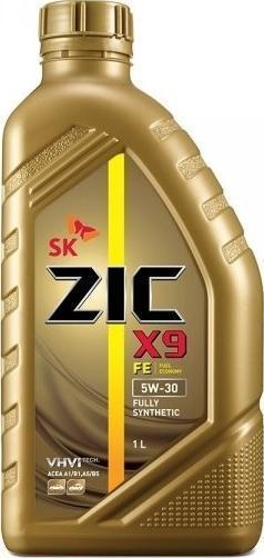 Масло моторное ZIC 5W-30 X9 FE API SP ACEA A5/B5 синтетическое 1л / 5W30