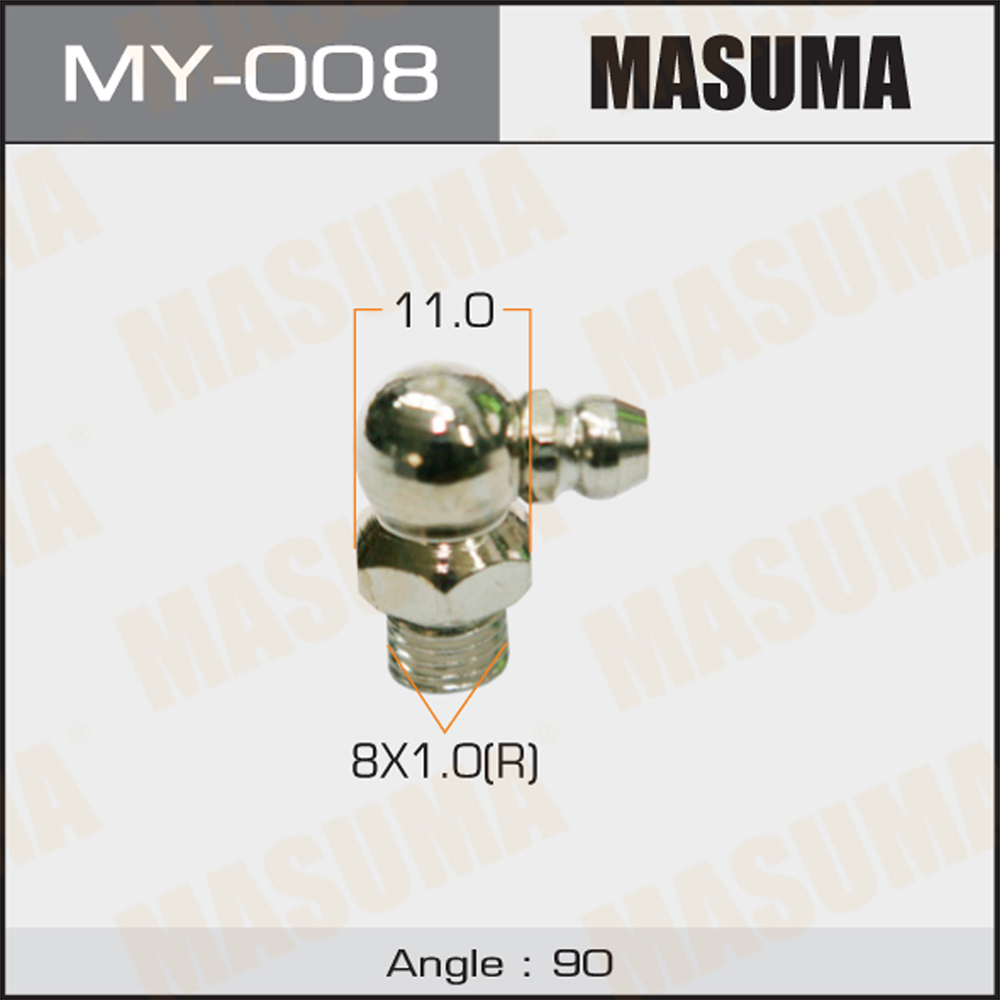 Тавотница пресс-масленка M 8 x 1 -90° Masuma