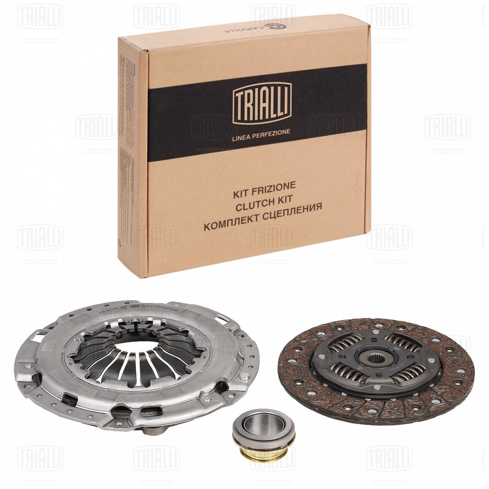 Сцепление Chevrolet Aveo 04- 1.4i DOHC Trialli