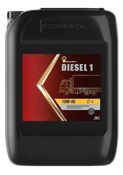 Масло моторное РосНефть 10W-40 Diesel 1 CF-4 п/синтетическое 20л / 10W40