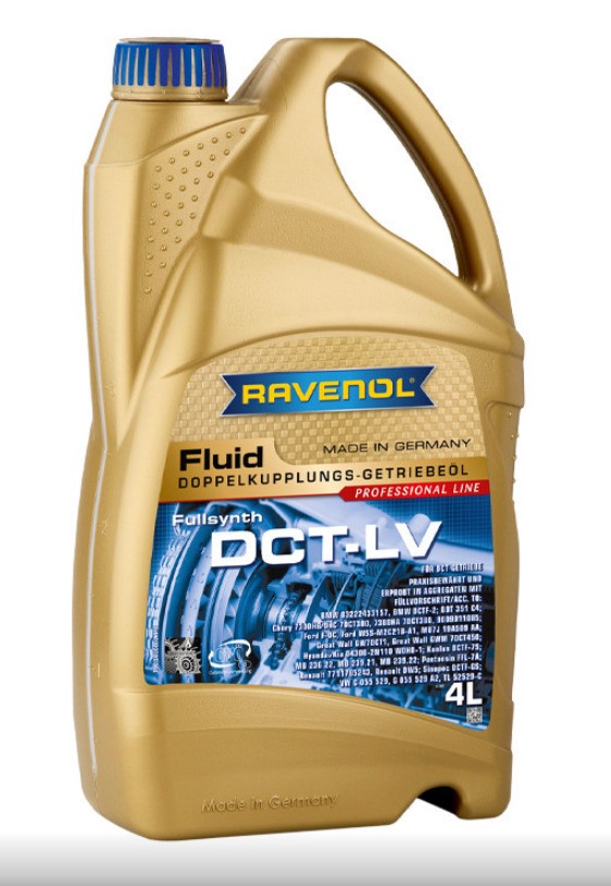 Масло трансмиссионное Ravenol DCT-DSG LV Fluid синтетическое 4л