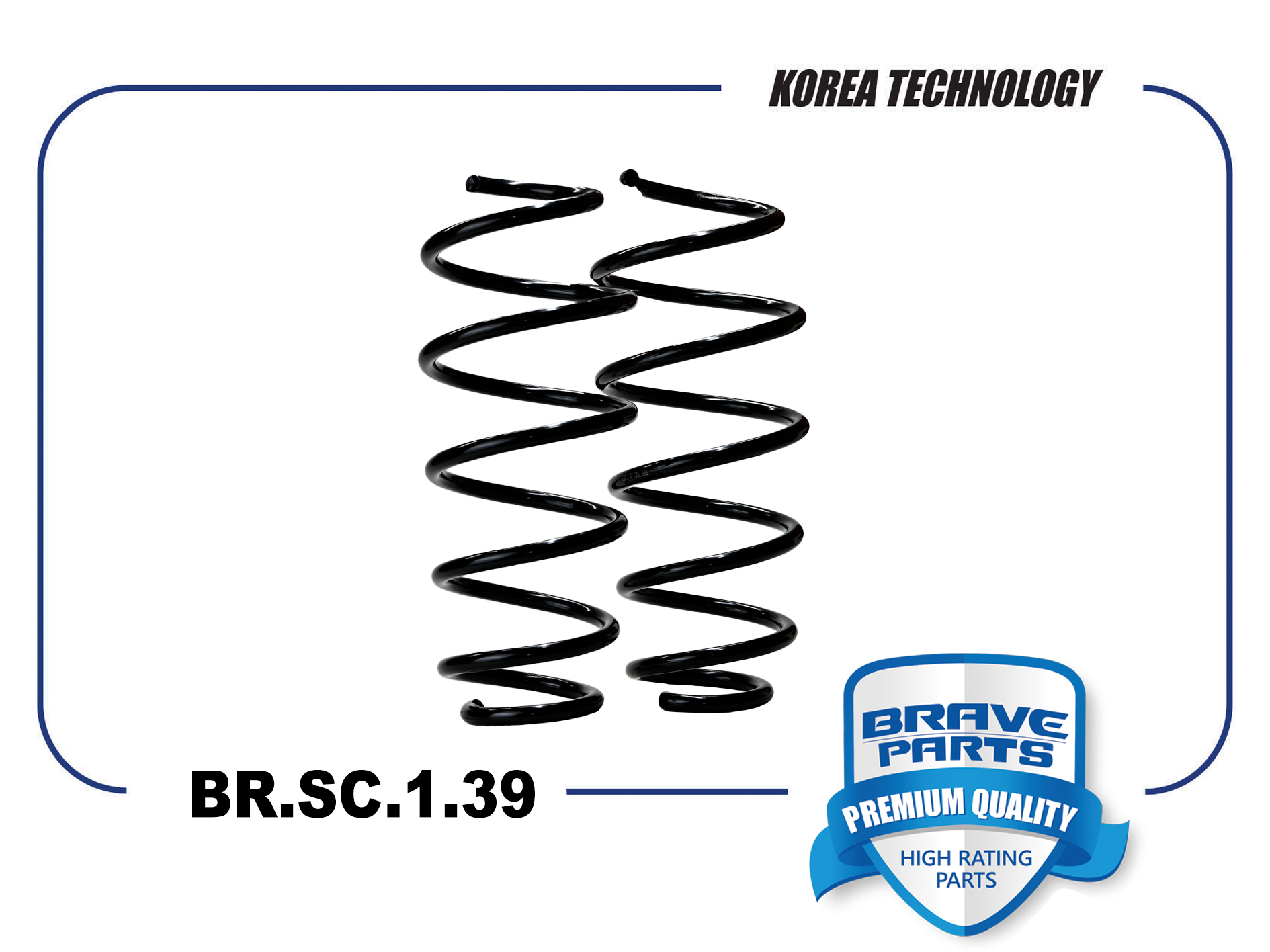 Пружина подвески Chevrolet Cruze, Opel Astra J передняя Brave