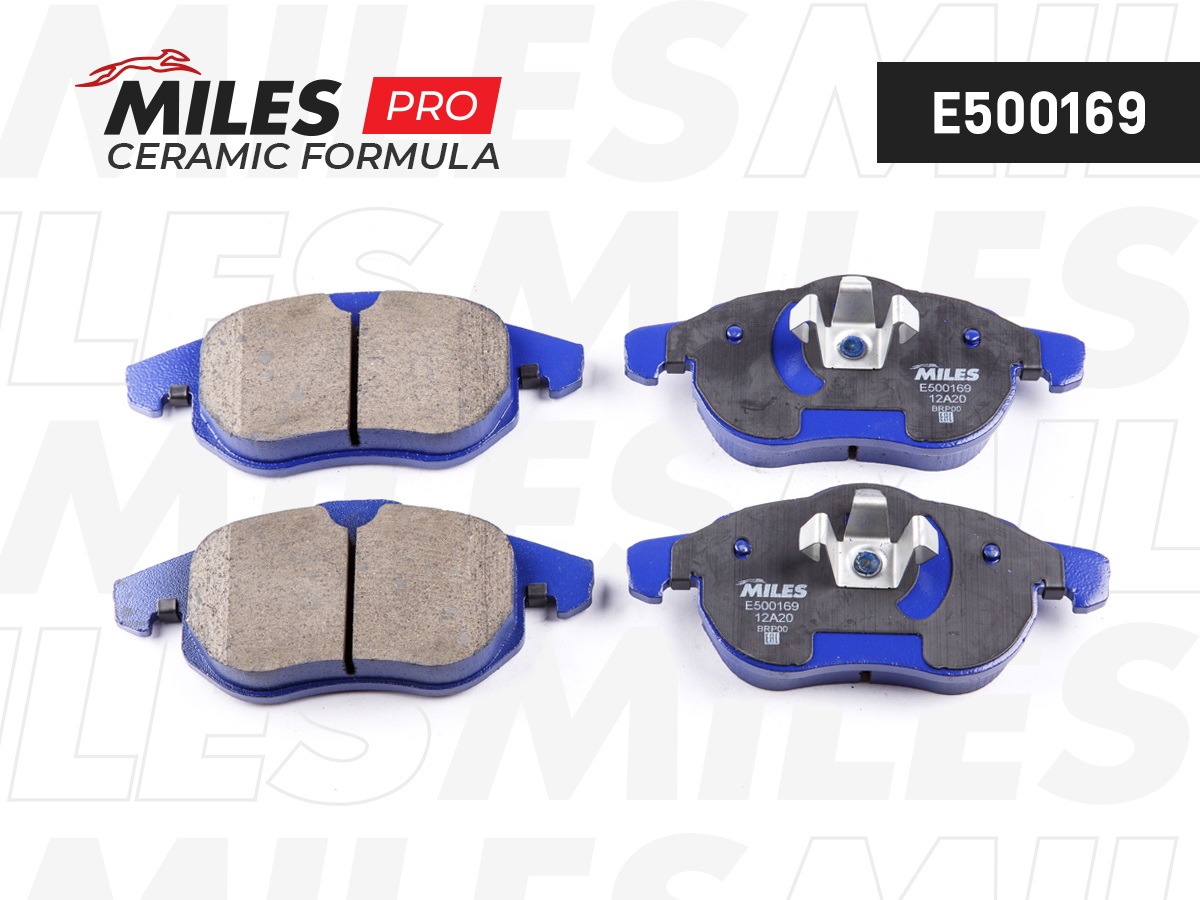 Колодки тормозные MILES E5 Ceramic OPEL SIGNUM 03>/VECTRA C 1.6-3.0/ASTRA H VXR передние