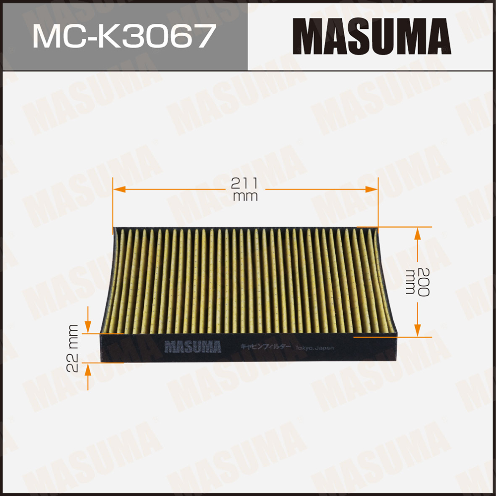 Фильтр салона Kia Carnival IV 20-23 Masuma