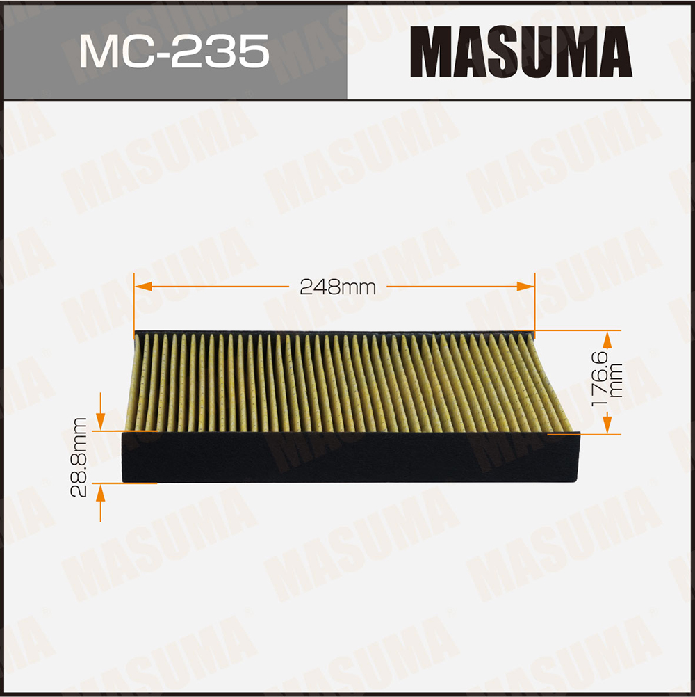 Фильтр салона Toyota Land Cruiser (J300) 21-; Lexus LS 17-, LX 19- Masuma