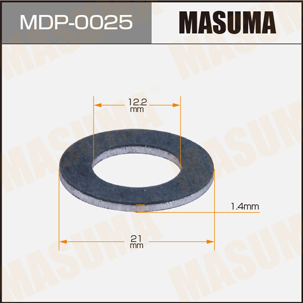 Прокладка сливной пробки масла Masuma 12.2 x 21 x 1.4 TOYOTA