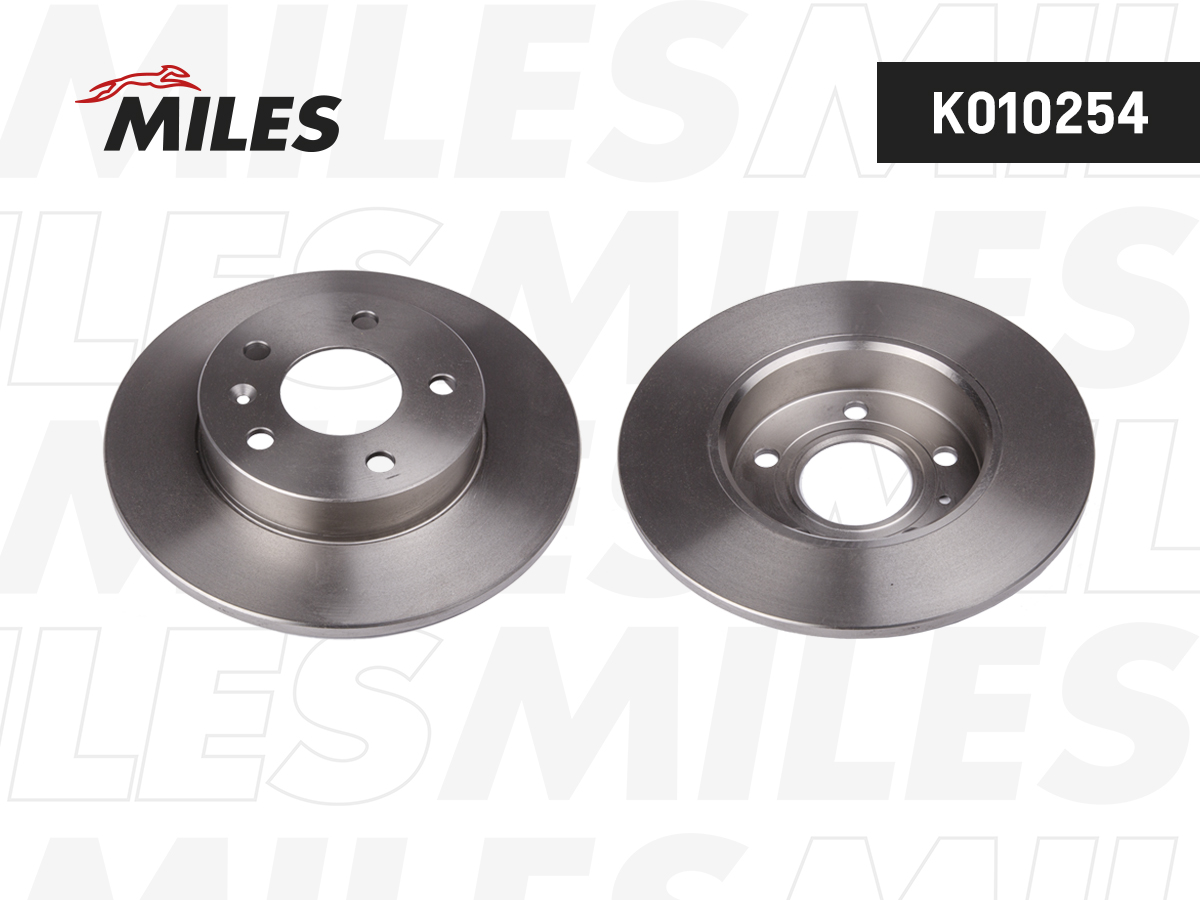 Диск тормозной Opel Astra 98-, Meriva 03-, Zafira 99- задний Miles