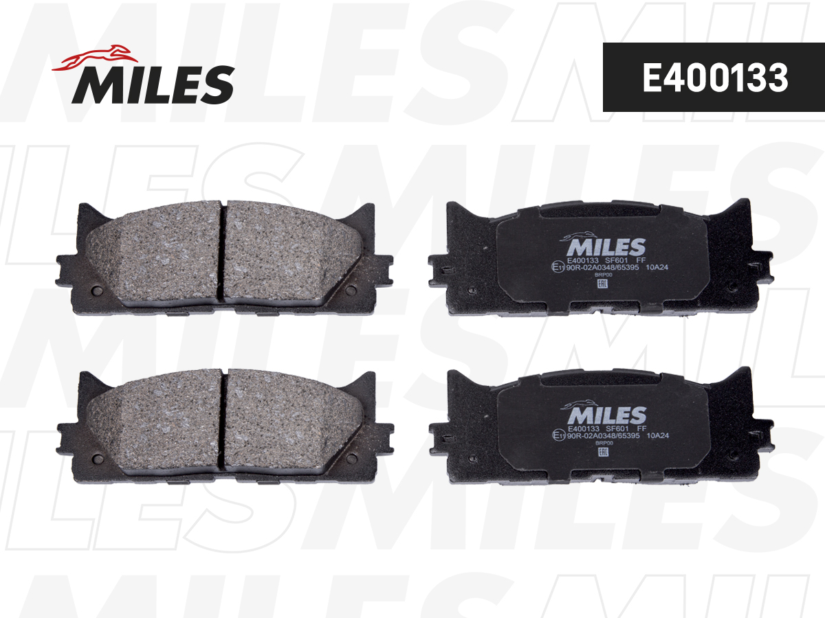 Колодки тормозные Toyota Camry (V40, V50) 06-; Lexus ES 06- передние Miles Low-metallic