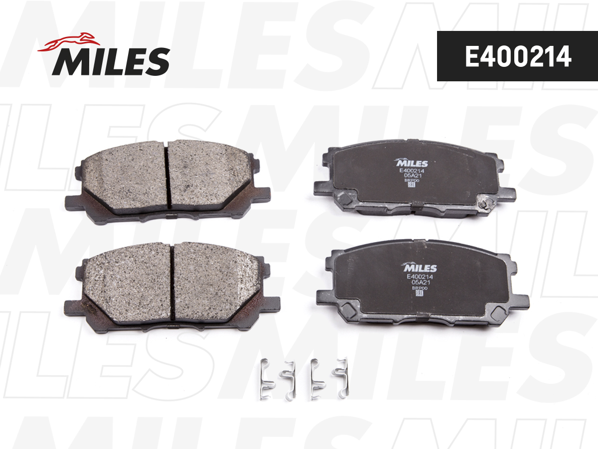 Колодки тормозные Lexus RX 300/RX 330/RX 350 03-08, RX400H 05-09 передние Low-metallic Miles