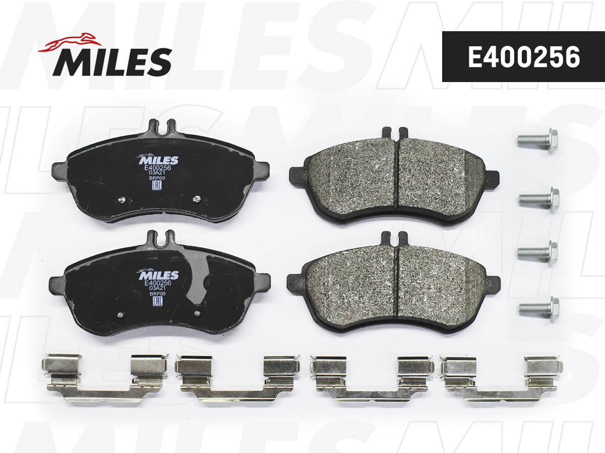 Колодки тормозные MB C (204) 07-, E (C207, W211, W212) 06- передние Miles