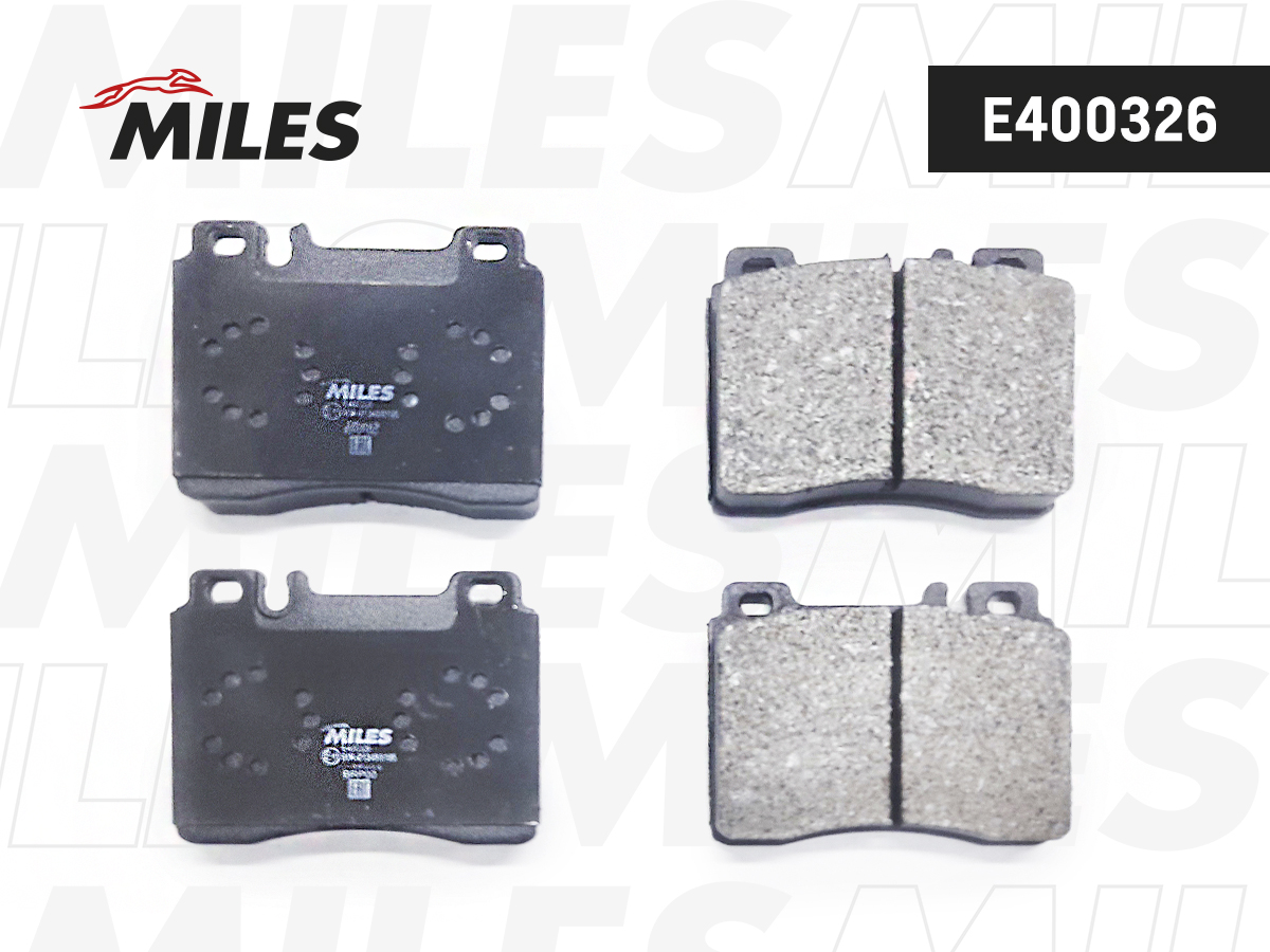 Колодки тормозные MB W140 91-98 передние Low-metallic Miles