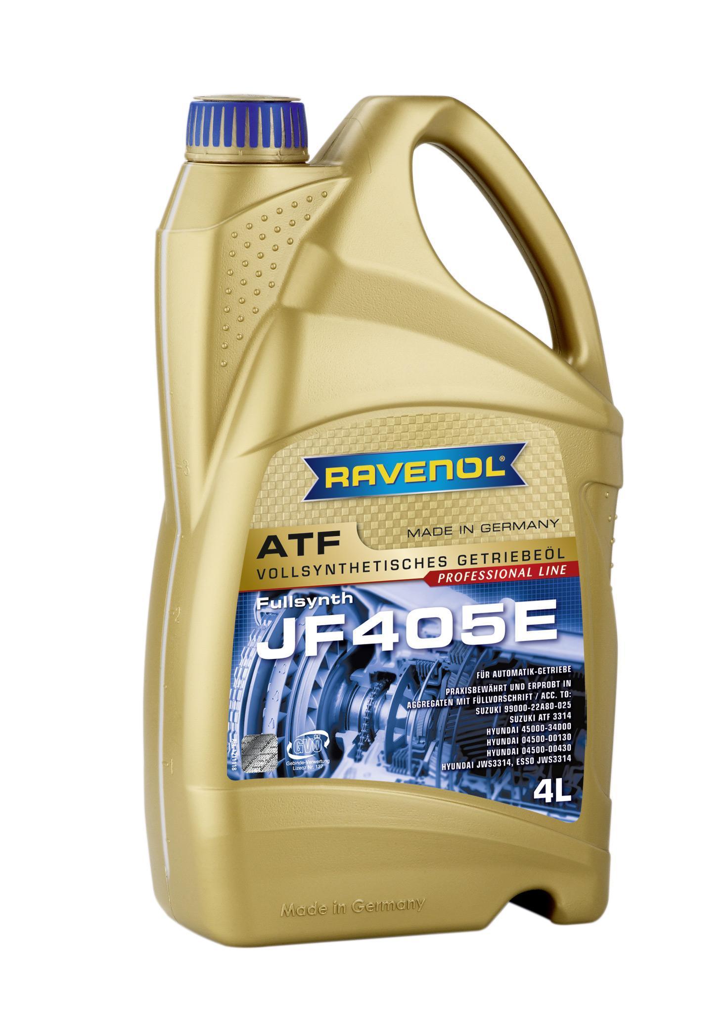 Масло трансмиссионное Ravenol ATF JF405E синтетическое 4л