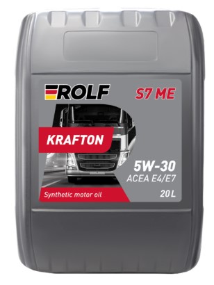 Масло моторное Rolf Krafton S7 ME 5W-30 ACEA E4 синтетическое 20л / 5W30