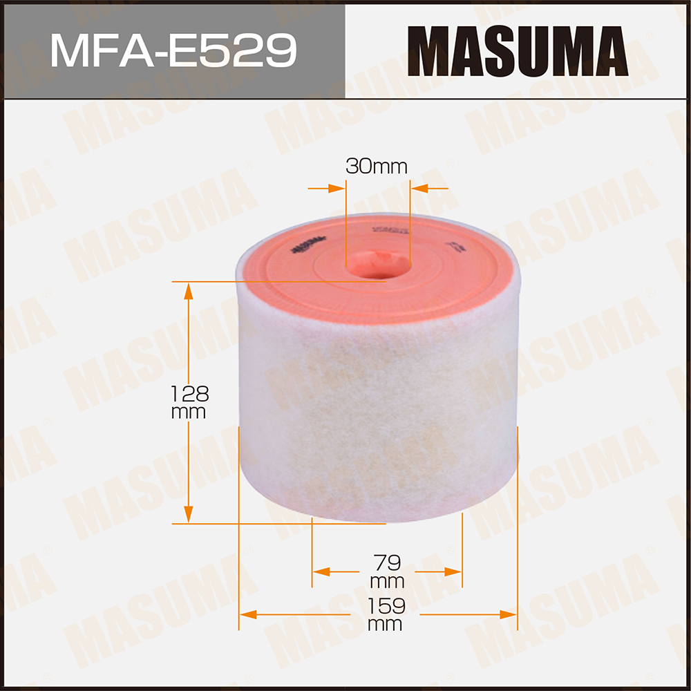 Фильтр воздушный VAG A6 11-, A7 14-, A8 16- Masuma