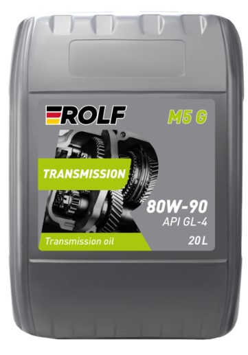 Масло трансмиссионное Rolf Transmission M5 G 80W-90 минеральное 20л / 80W90