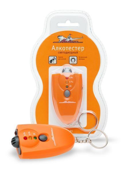 Алкотестер - брелок Airline с фонариком ALK-L-01