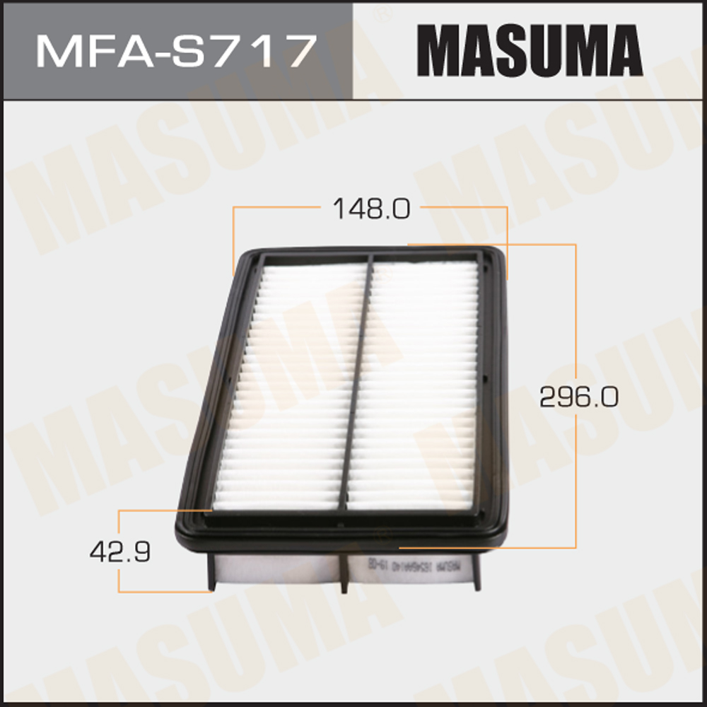 Фильтр воздушный Subaru XV 13-17, Impreza 14- Masuma