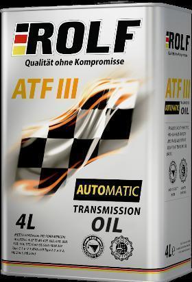 Масло трансмиссионное Rolf ATF III D Dexron 4л
