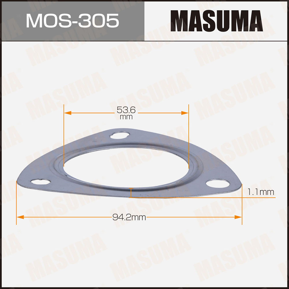 Прокладка глушителя 53.6x94.2x1.1 Masuma