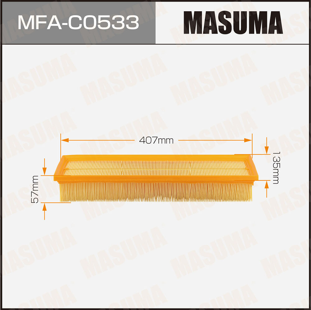 Фильтр воздушный Exeed TXL 22-, VX 21- 2.0L Masuma