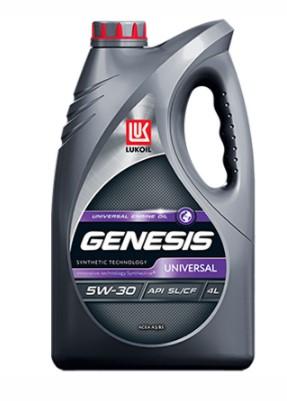 Масло моторное Лукойл Genesis UNIVERSAL 5W-30 SL синтетическое 4л / 5W30