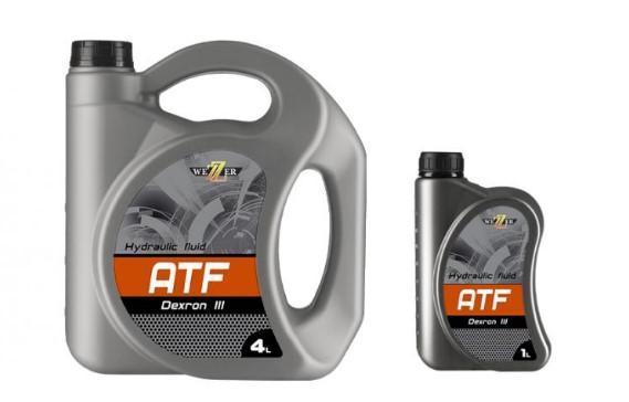 Масло трансмиссионное WEZZER ATF Dexron III 4л