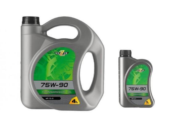 Масло трансмиссионное WEZZER 75W-90 GL-4 минеральное 1л / 75W90