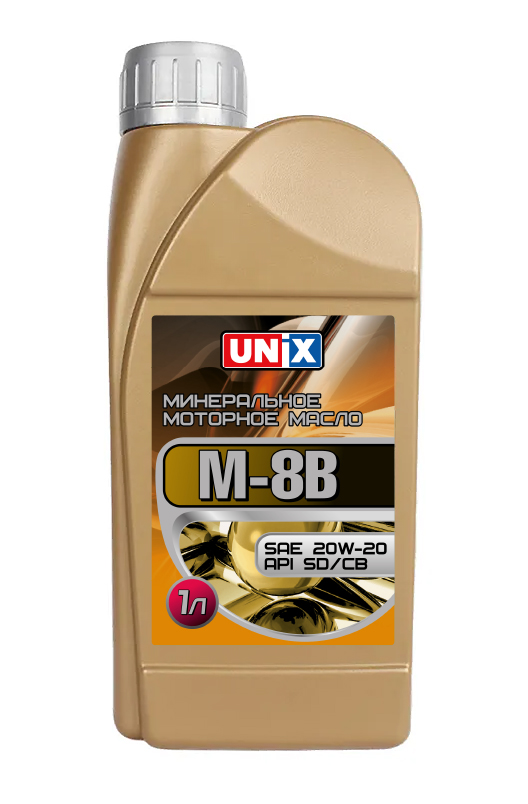 Масло моторное UNIX М-8В 1л