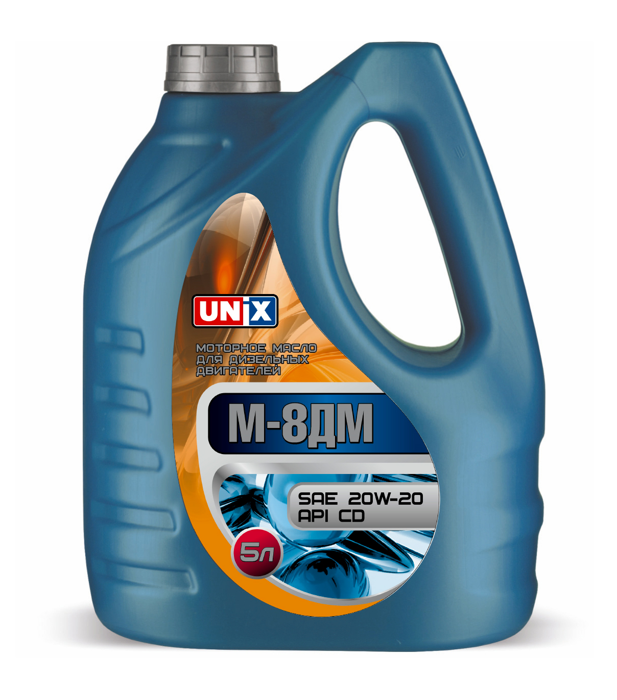 Масло моторное UNIX М-8ДМ 5л