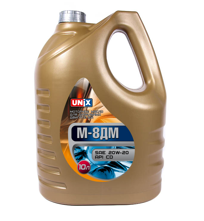 Масло моторное UNIX М-8ДМ 10л