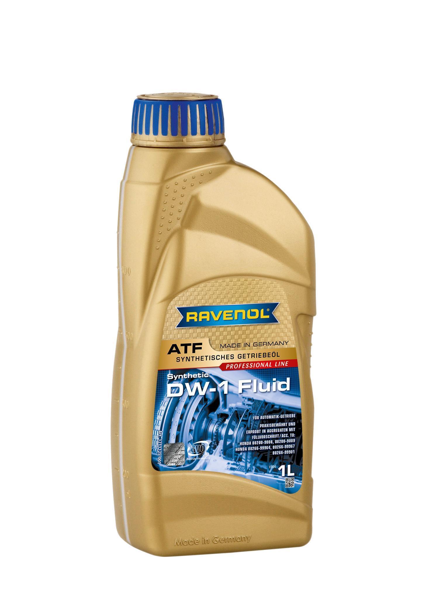 Масло трансмиссионное Ravenol ATF DW-1 Fluid синтетическое 1л /