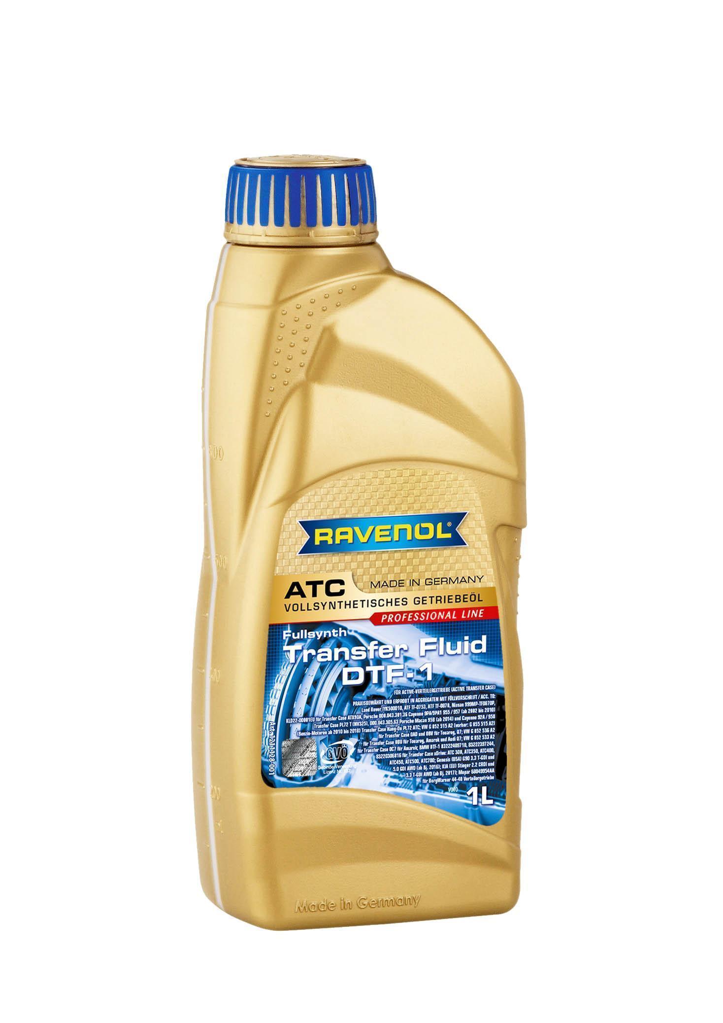 Масло трансмиссионное Ravenol Transfer Fluid DTF-1 синтетическое 1л
