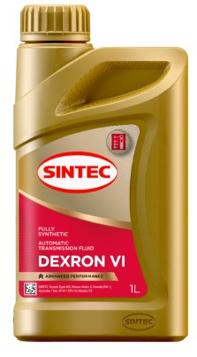 Масло трансмиссионное Sintec ATF VI Dexron 1л
