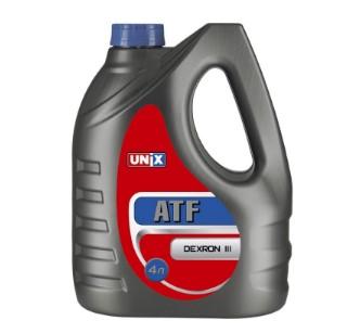 Масло трансмиссионное UNIX ATF Dexron III 4л