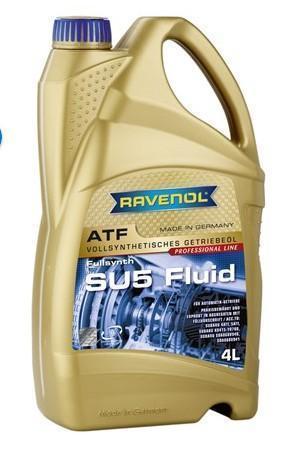 Масло трансмиссионное Ravenol ATF SU5 Fluid синтетическое 4л
